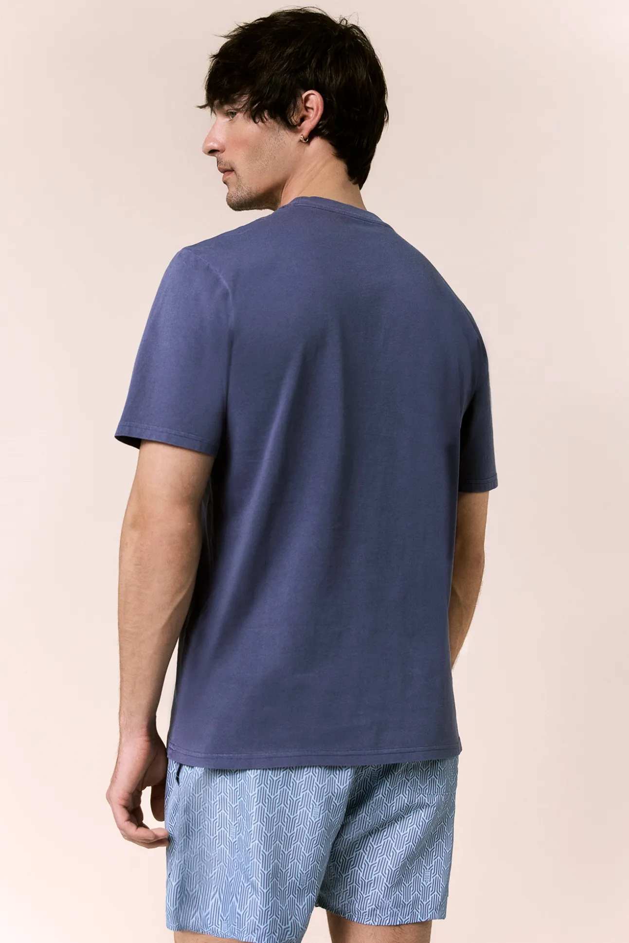 Camiseta gráfica lavada