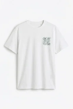 Camiseta gráfica lavada