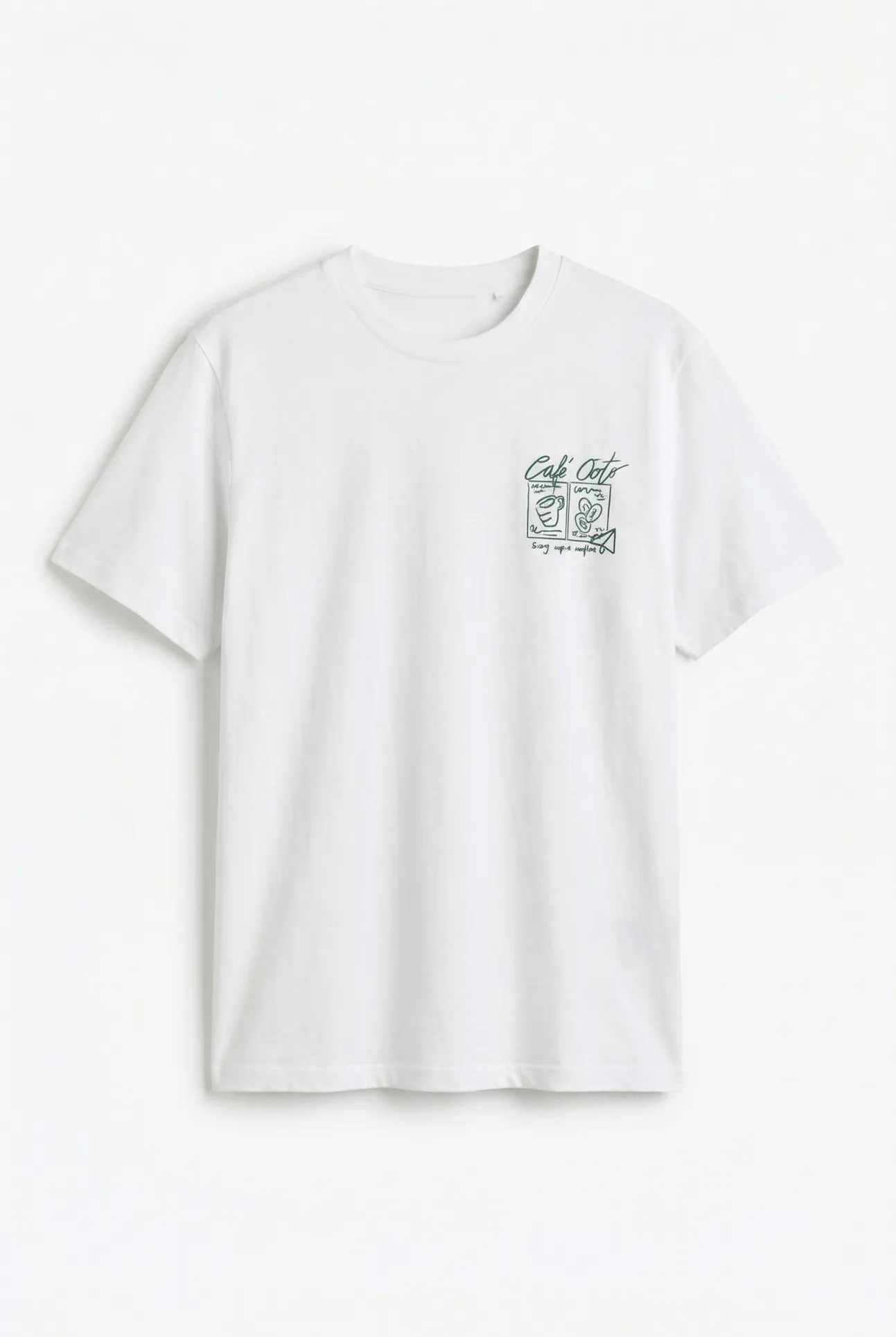 Camiseta gráfica lavada