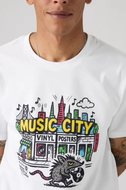 Camiseta gráfico manga corta
