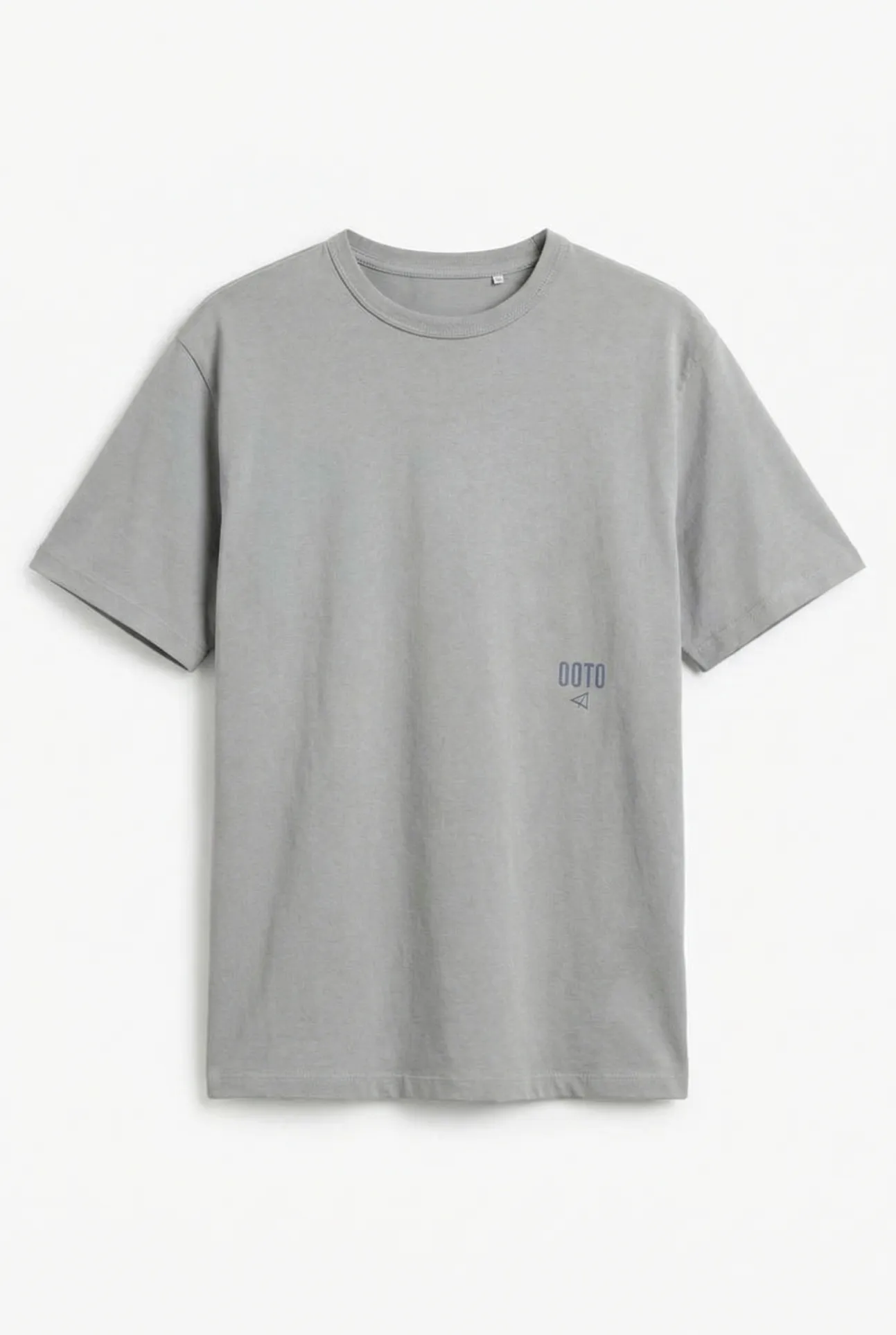 Camiseta lavada con logo