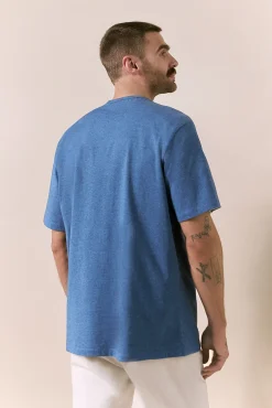 Camiseta lavada manga corta