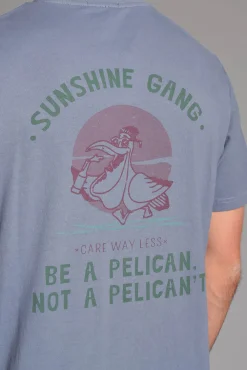 Camiseta lavada sunshine gang