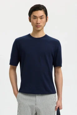 Camiseta manga corta de hombre punto lisa