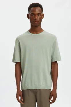 Camiseta manga corta de hombre punto lisa