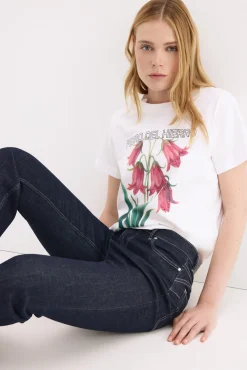 Camiseta manga corta estampada