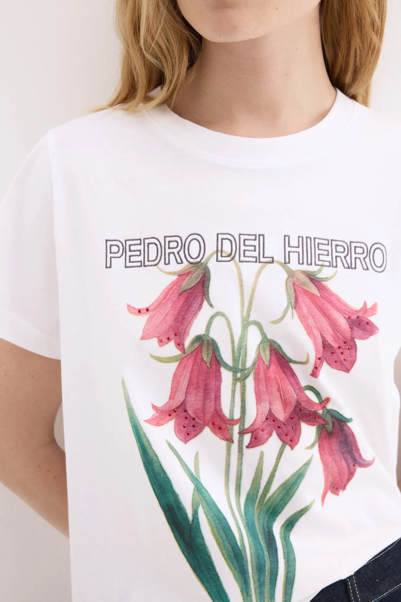 Camiseta manga corta estampada