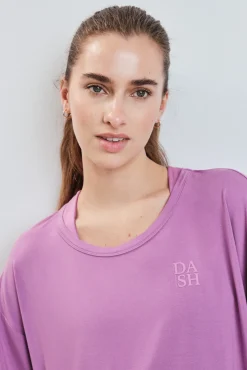 Camiseta manga corta extra suave rosa