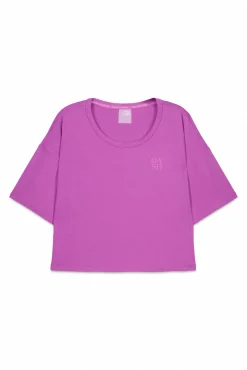 Camiseta manga corta extra suave rosa