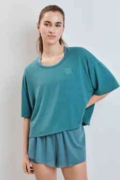 Camiseta manga corta extra suave verde