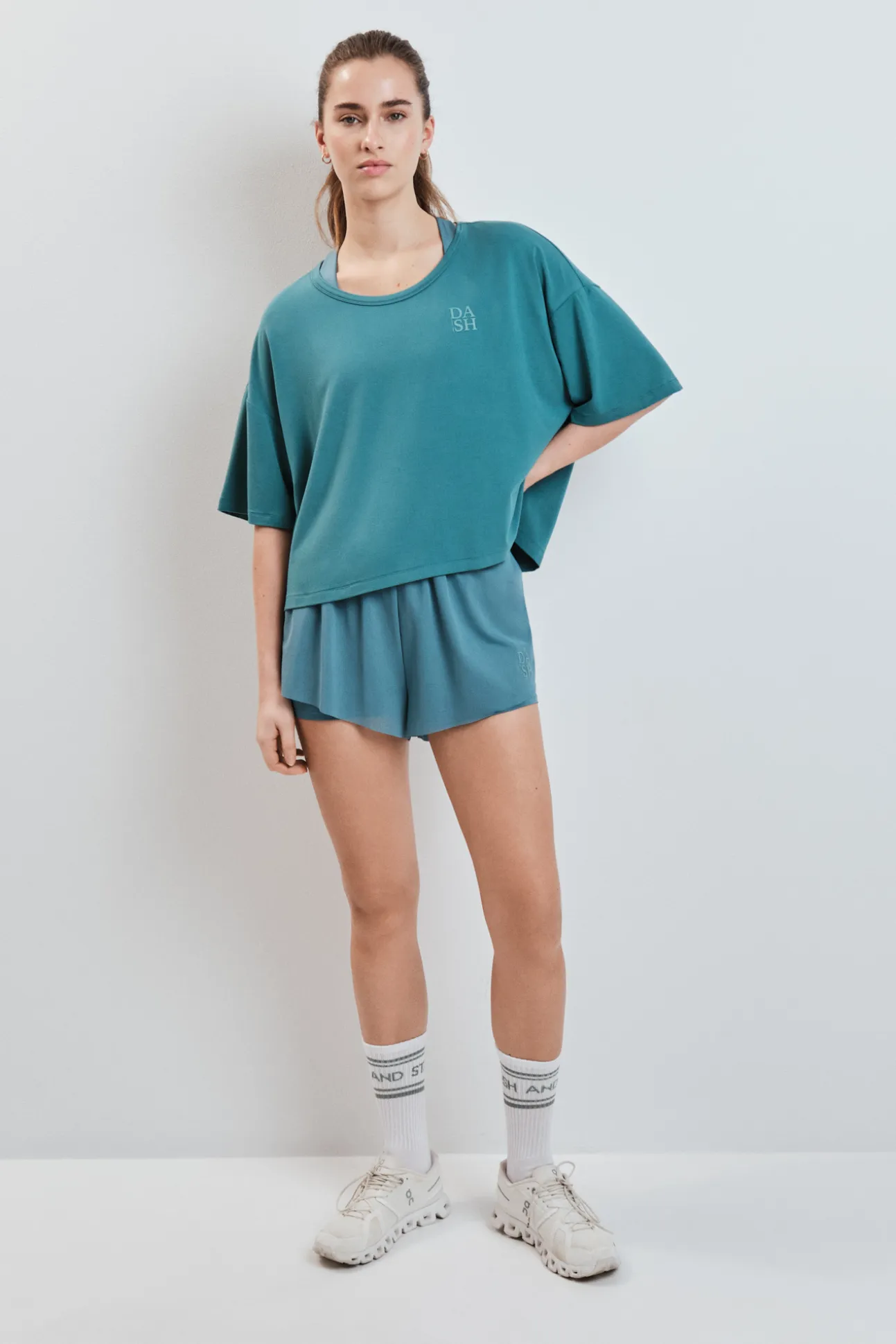 Camiseta manga corta extra suave verde