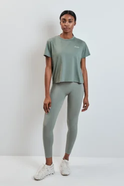 Camiseta manga corta extra suave verde