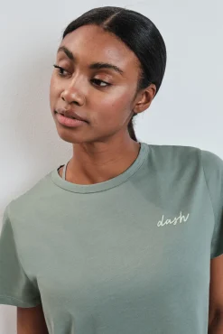Camiseta manga corta extra suave verde