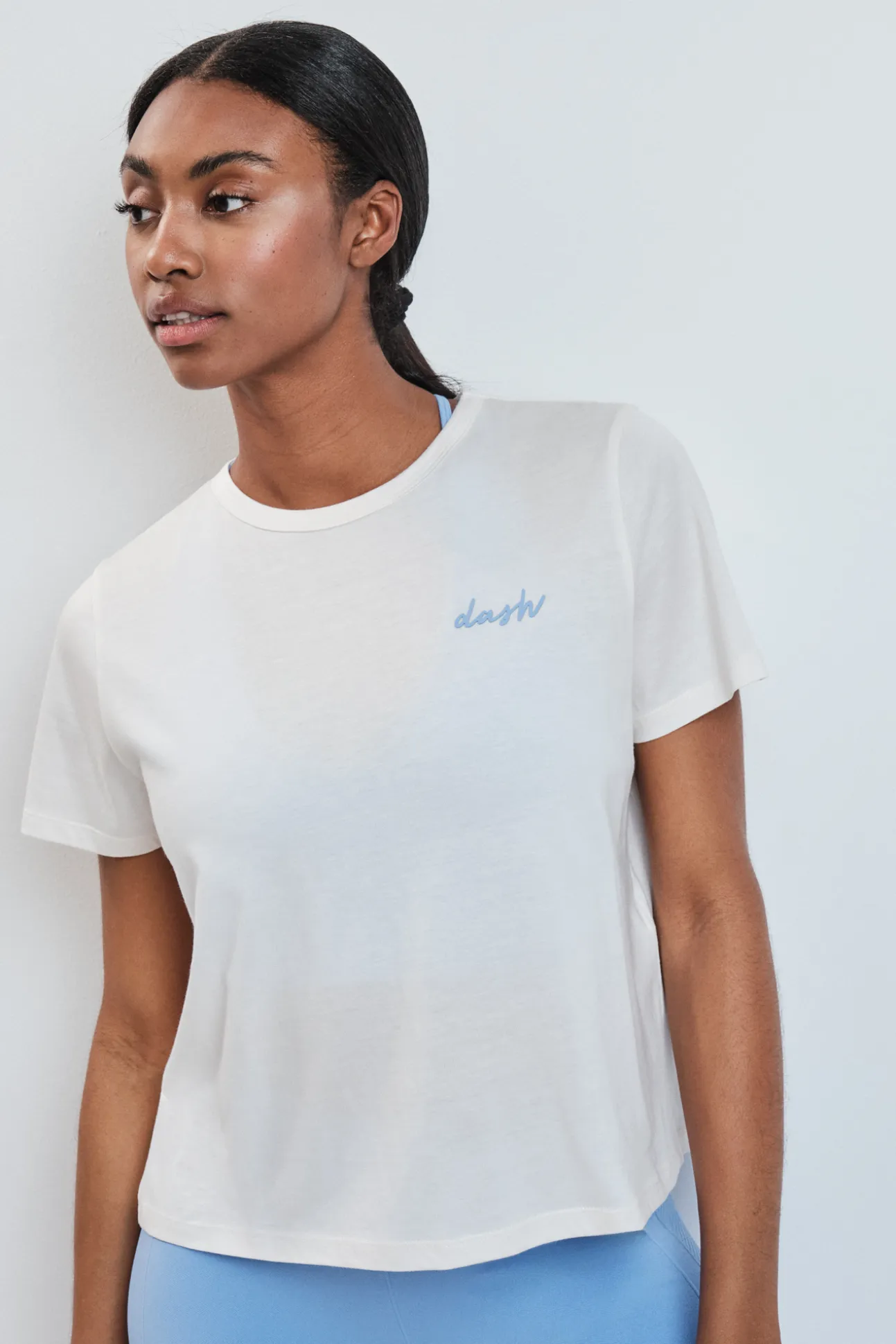 Camiseta manga corta extra suave blanca