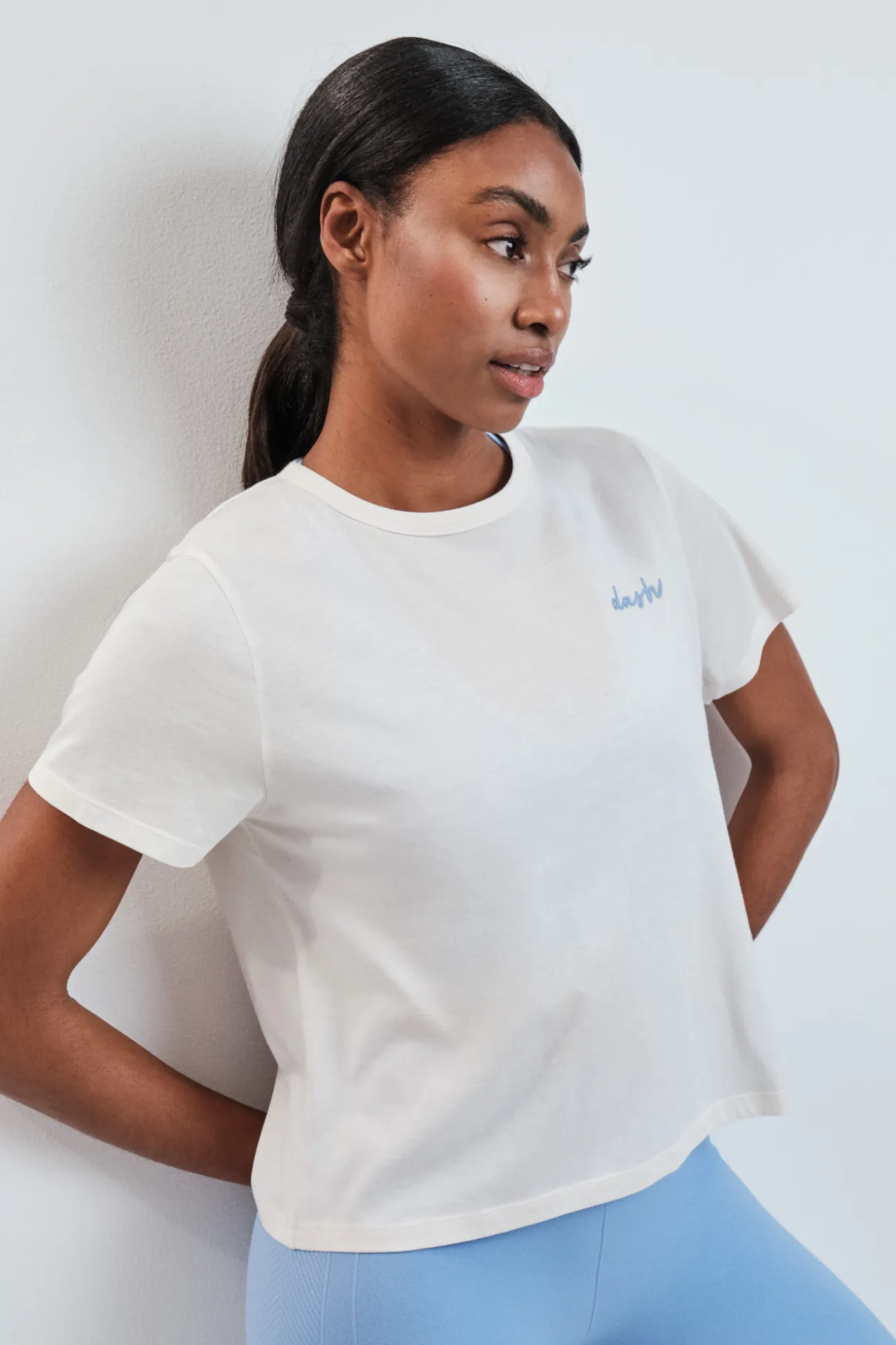 Camiseta manga corta extra suave blanca