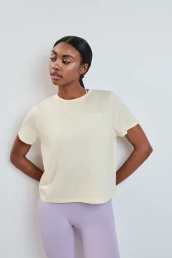 Camiseta manga corta extra suave amarilla