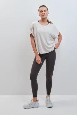 Camiseta manga corta modal gris