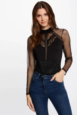 Camiseta manga larga con plumeti