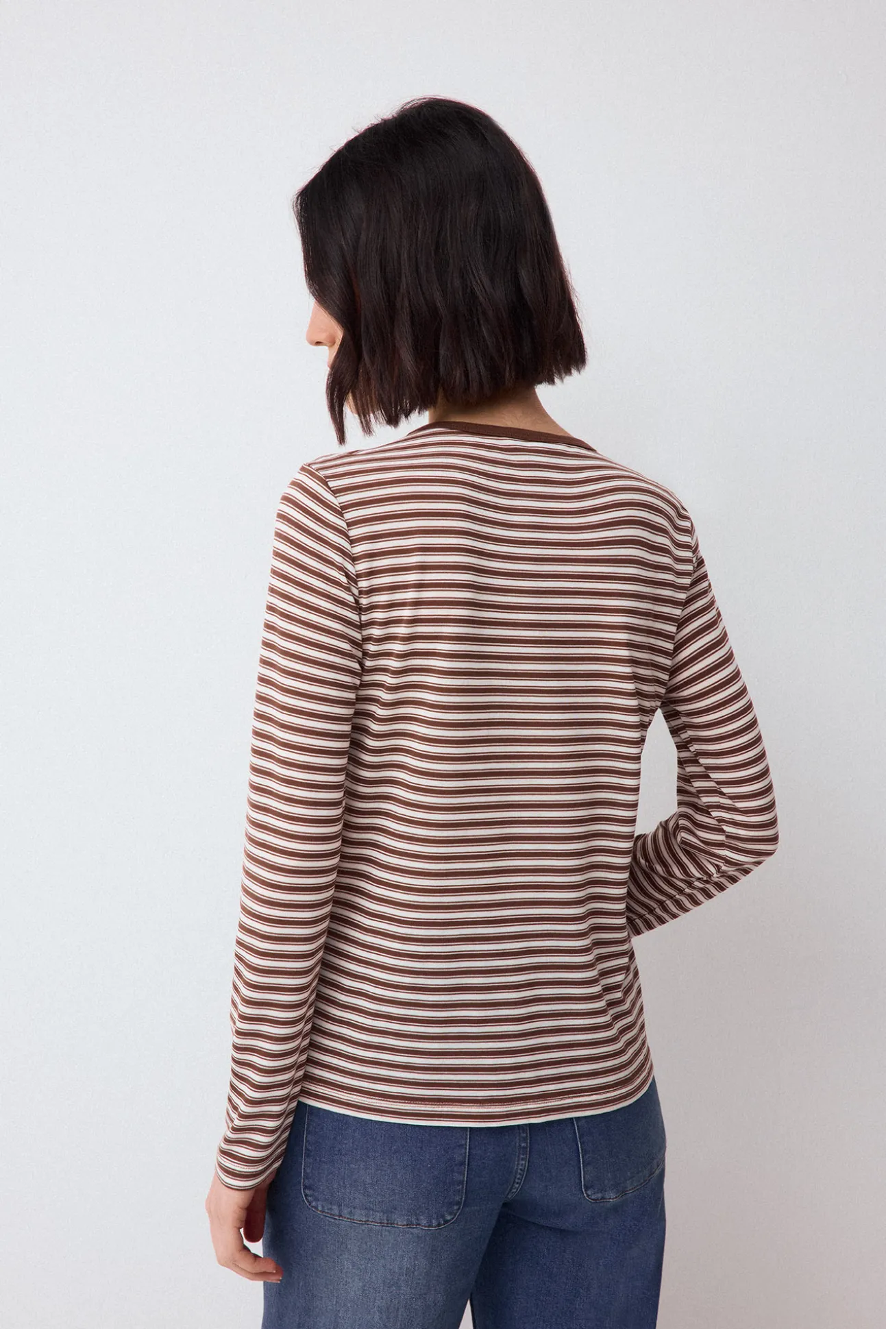 Camiseta manga larga rayas