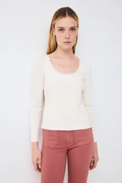 Camiseta manga larga rib
