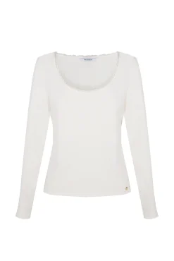 Camiseta manga larga rib