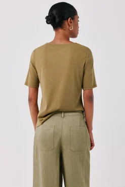Camiseta nudo escote