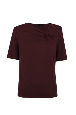 Camiseta nudo escote