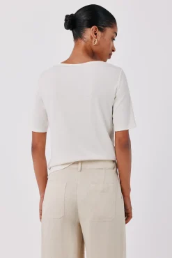Camiseta nudo escote
