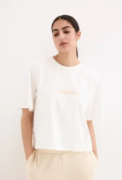 Camiseta oversize activewear logo