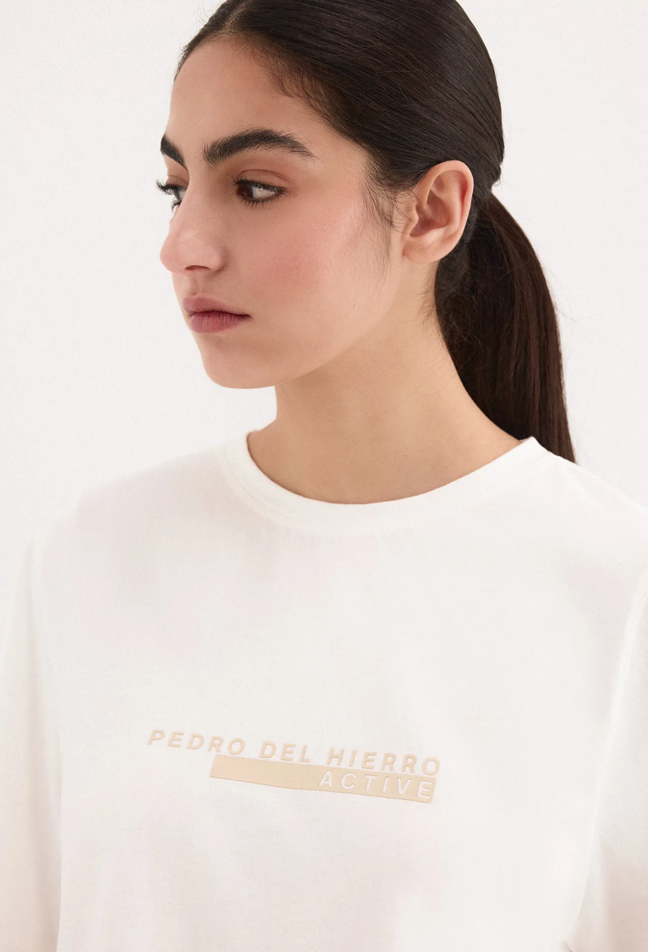 Camiseta oversize activewear logo