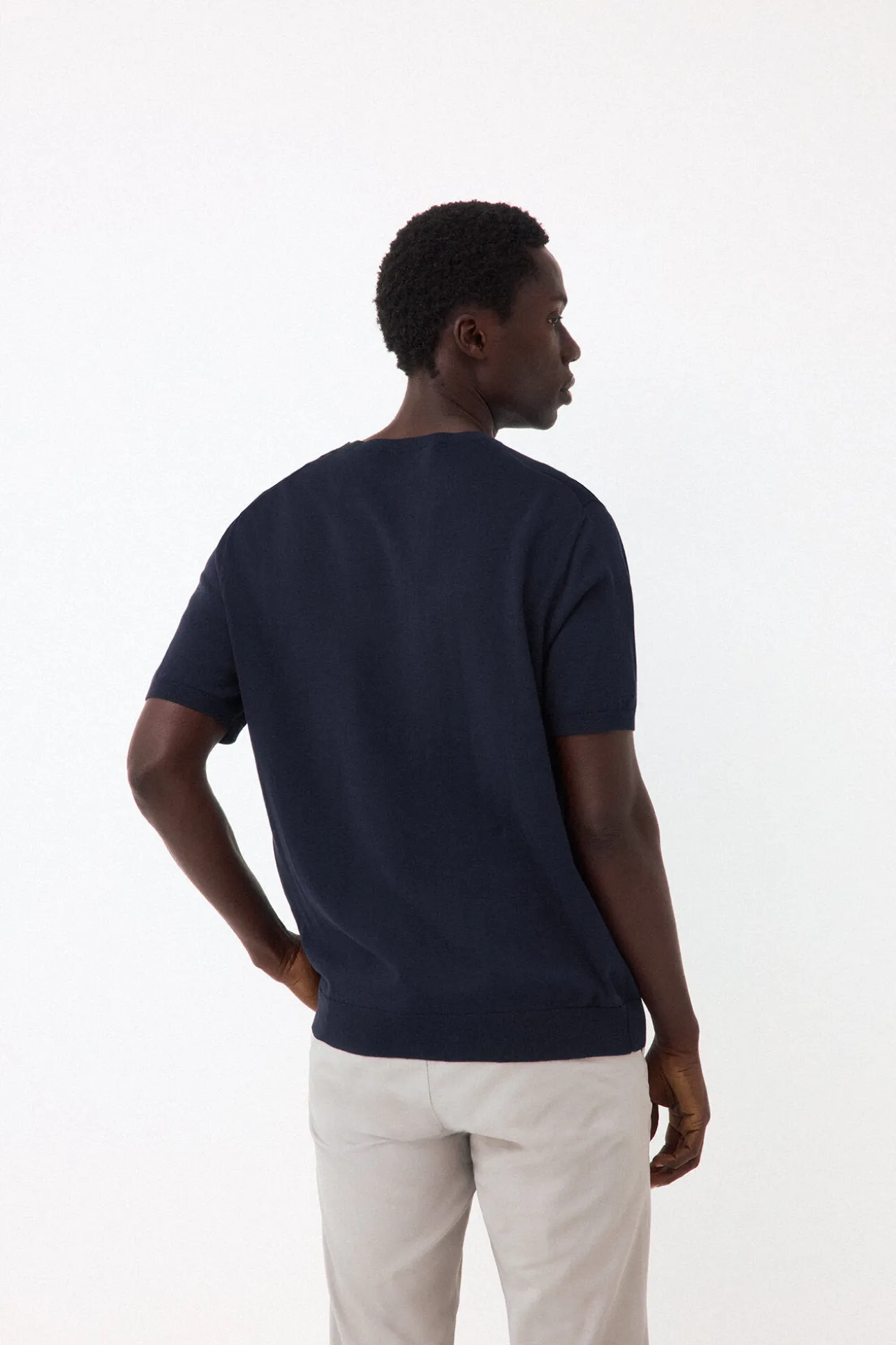 Camiseta punto premium algodón