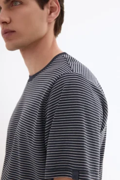 Camiseta rayas algodón mercerizado