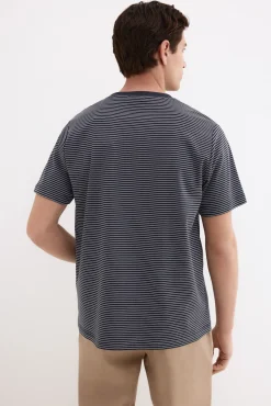 Camiseta rayas algodón mercerizado