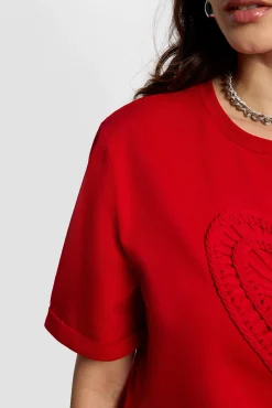 Camiseta recta de manga corta