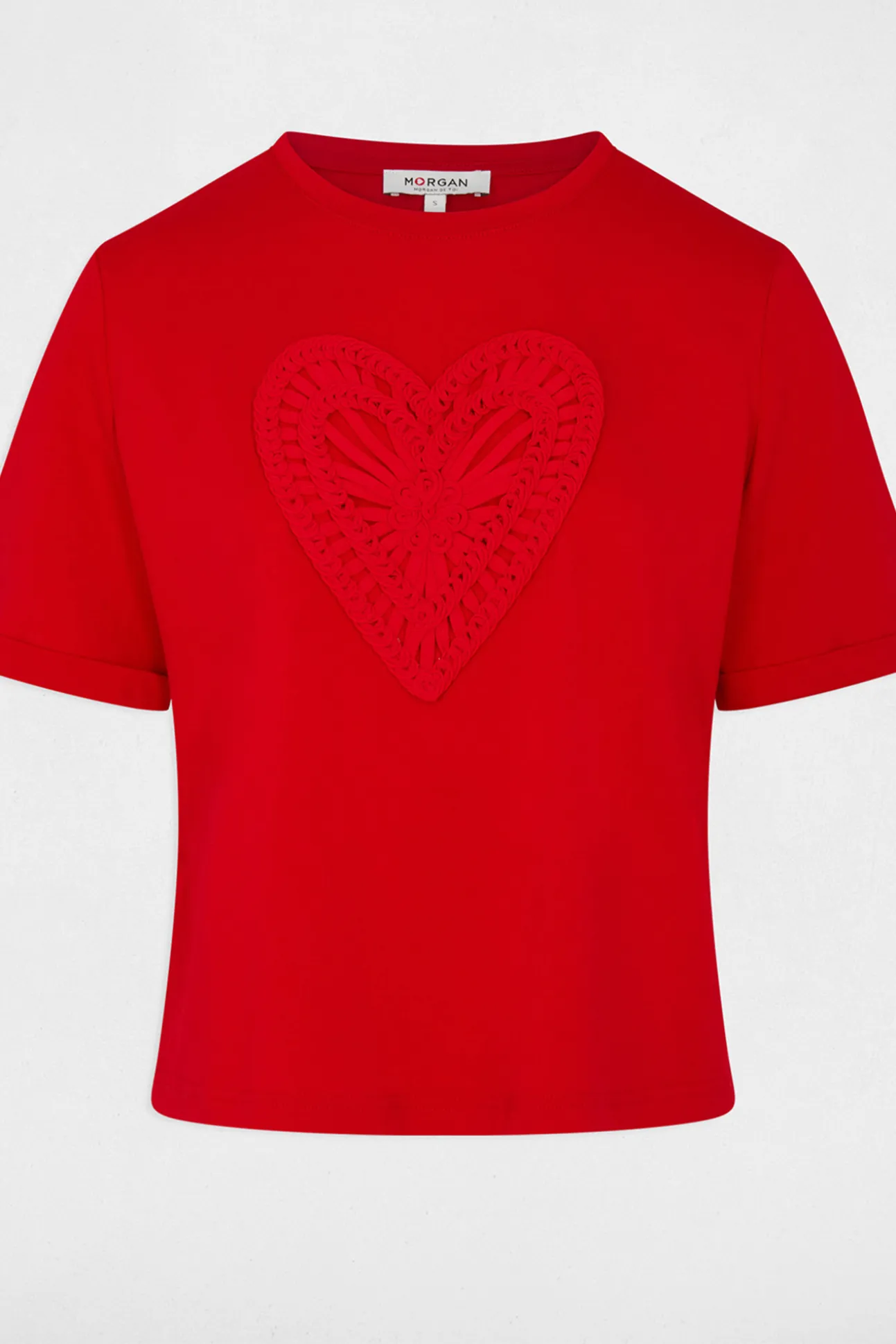 Camiseta recta de manga corta