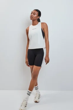Camiseta técnica sin mangas blanco