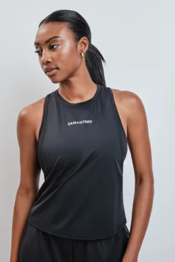 Camiseta técnica sin mangas negro