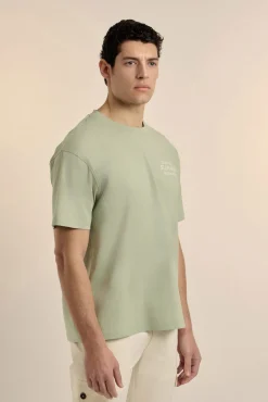 Camiseta texto oversize