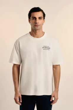 Camiseta texto oversize