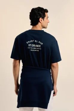 Camiseta texto oversize
