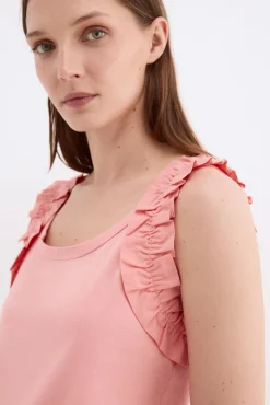 Camiseta tirantes volantes