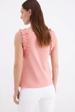 Camiseta tirantes volantes