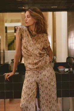 Candice. Blusa satinada