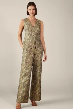 Chaleco de jacquard
