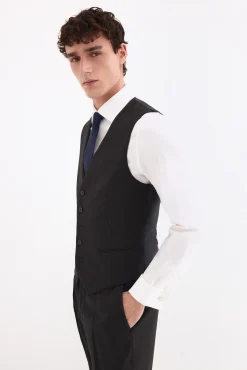 Chaleco tailored liso