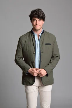 Chaqueta Austriaca Lino y Ante