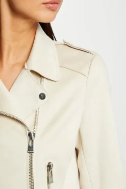 Chaqueta corta antelina