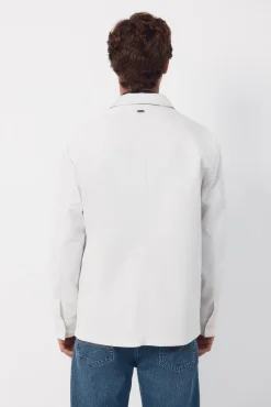 Chaqueta safari mezcla lino
