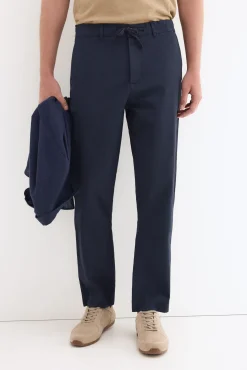 Chino estructura con cordones regular fit