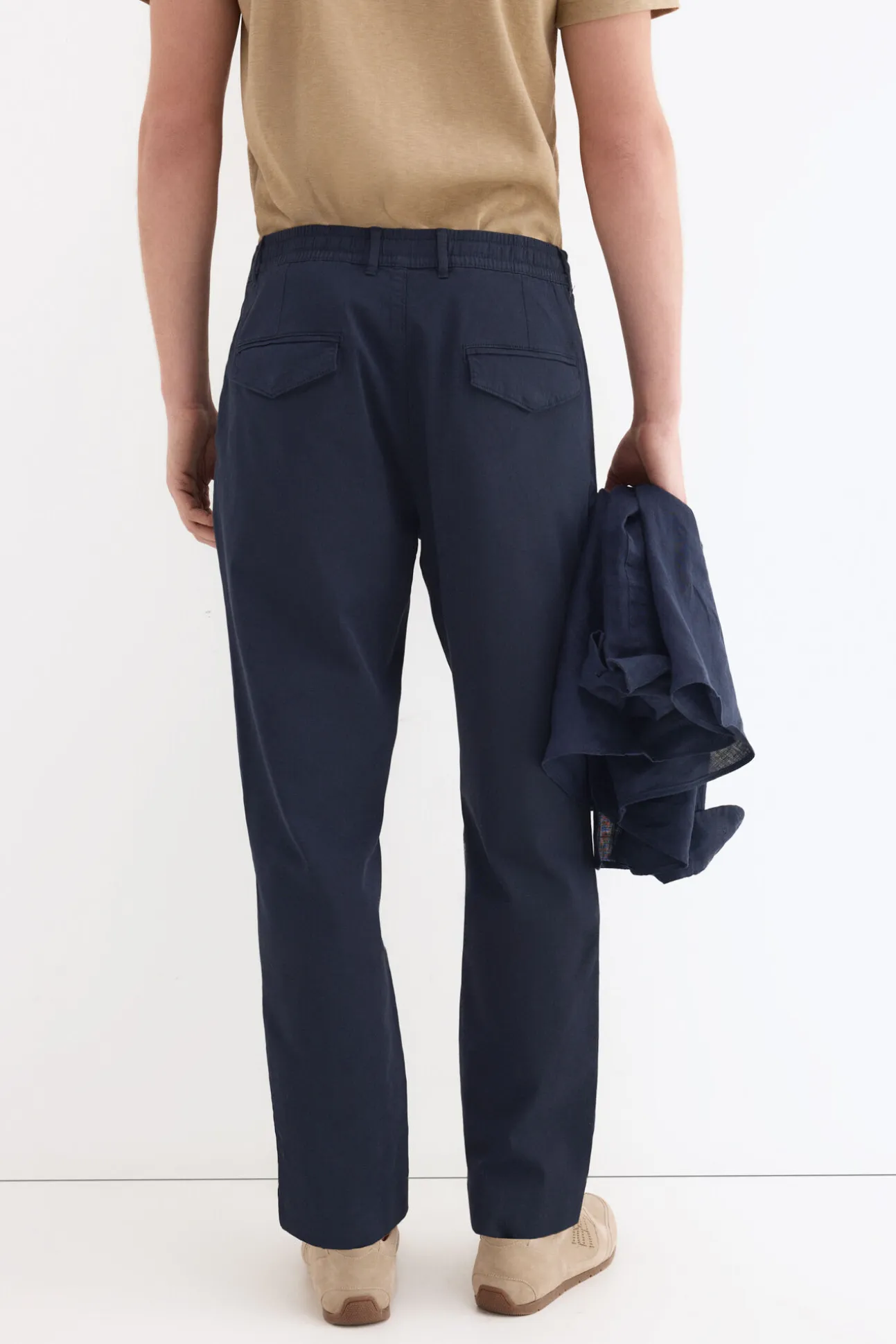 Chino estructura con cordones regular fit
